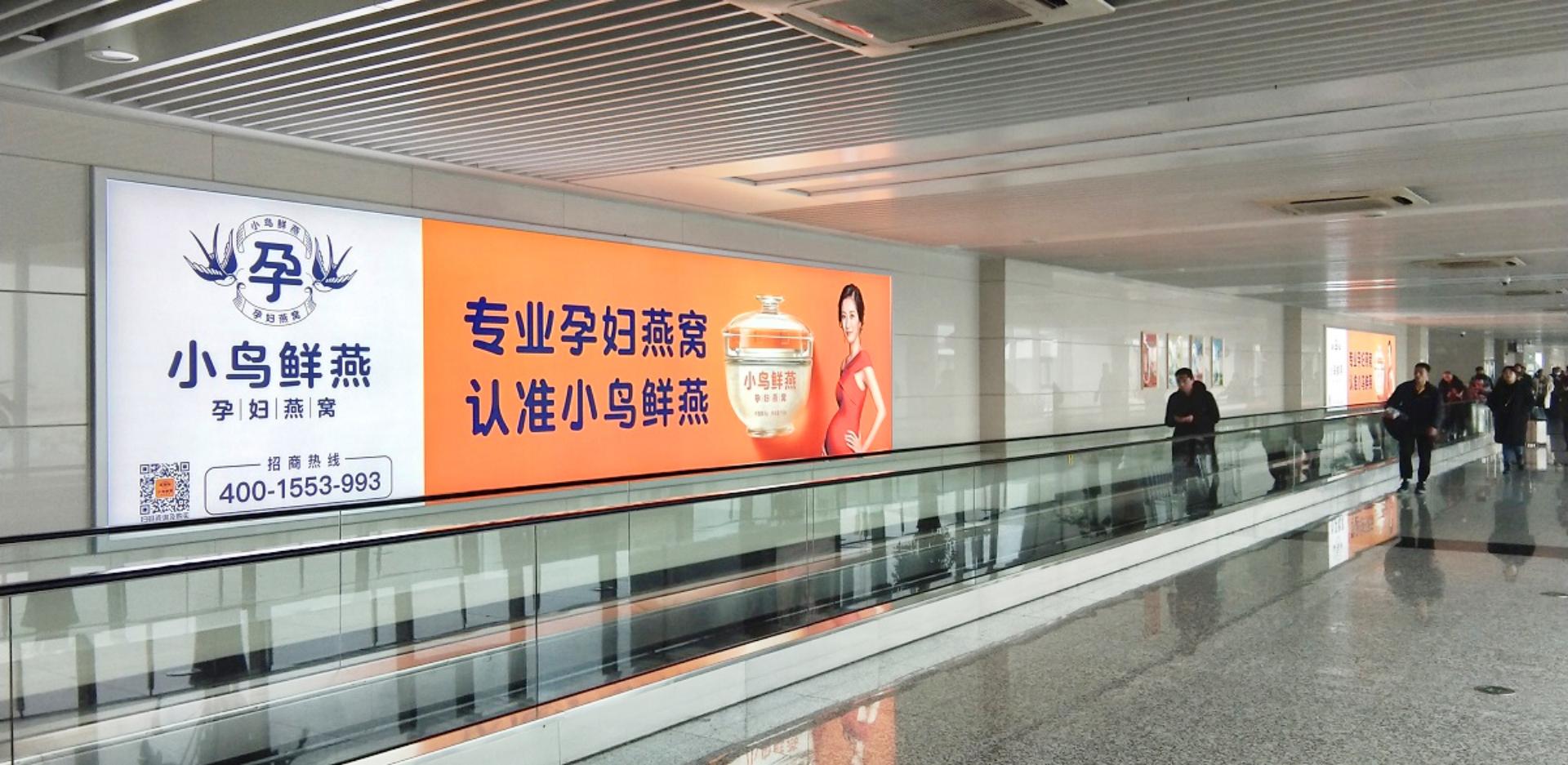 石家庄机场广告-到达通廊墙体灯箱1